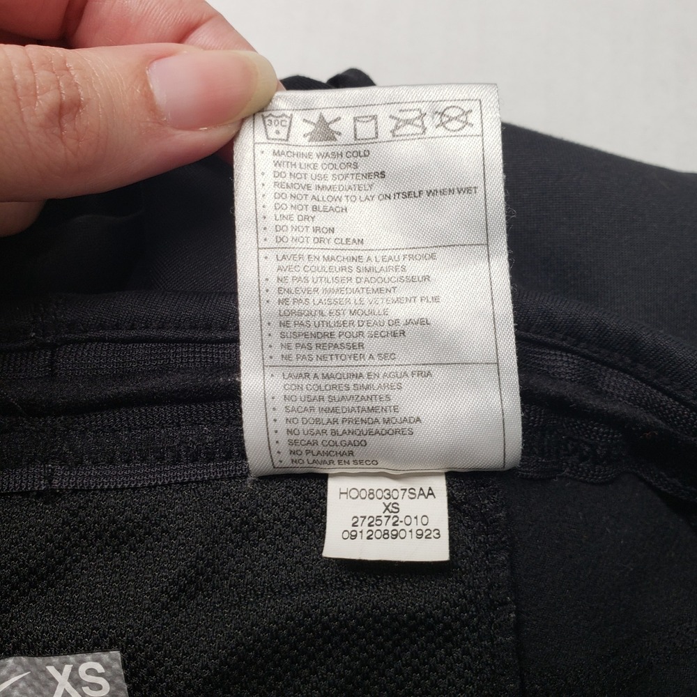 Nike Tech Running Leggings Womens XS Black Reflective Ankle Zip Workout Athletic - Picture 9 of 16